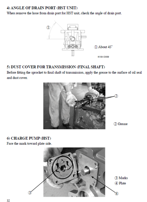 Kubota KC100HD Dumper Workshop Manual - Image 4