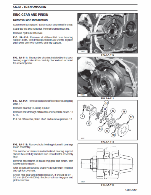 Massey Ferguson 1165, 1445 Tractor Service Manual - Image 3