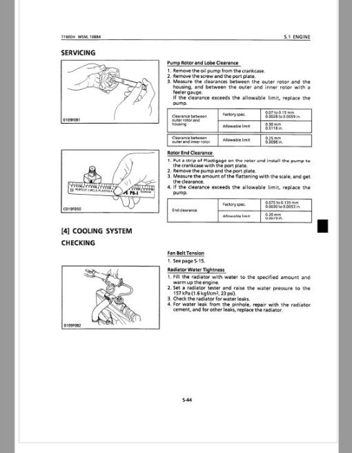 Kubota T1600H Lawn Mower Workshop Repair Manual - Image 4