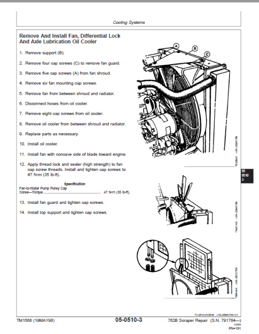 John Deere 762B Scraper Repair Technical Manual (S.N after 791764) - Image 4