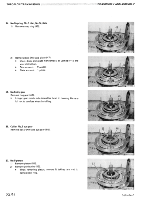 Komatsu D60A-6, D60P-6, D65A-6, D65P-6 Dozer Service Manual - Image 4