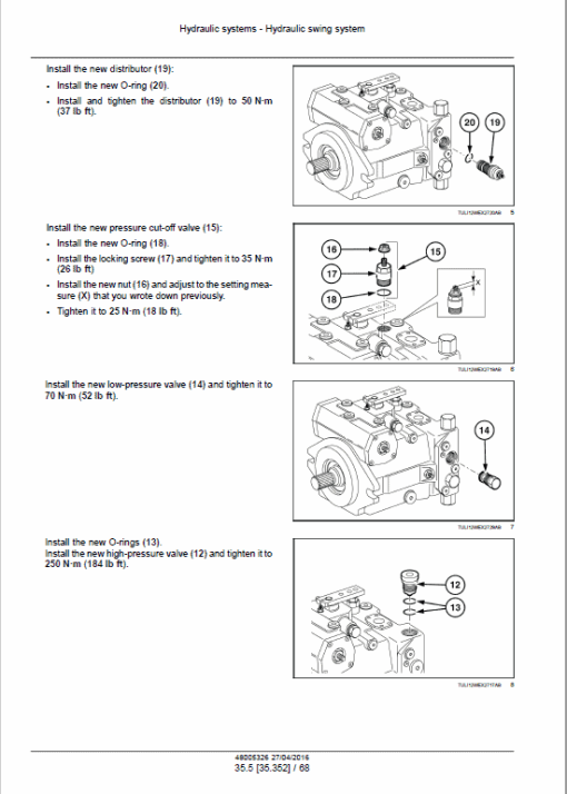 Case WX218 Wheeled Excavator Service Manual - Image 4