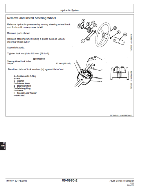 John Deere 762B Series II Scraper Repair Technical Manual (S.N after 818909) - Image 4