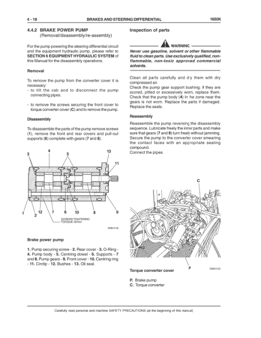 Case 1650K Crawler Dozer Service Manual - Image 4