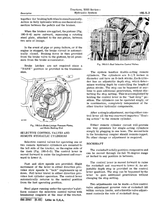 John Deere 5010, 5020 Tractors Repair Technical Manual SM2040 & (TM1022) - Image 5