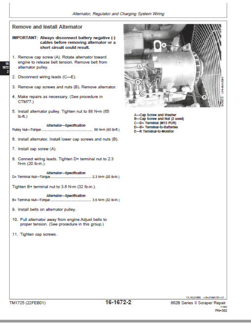 John Deere 862B Series II Scraper Repair Technical Manual (S.N after 818323) - Image 4