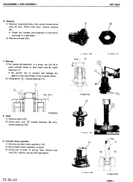 Komatsu D66S-1 Dozer Service Manual - Image 4