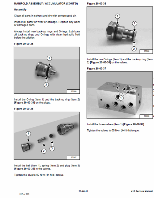 Bobcat 418 Compact Excavator Service Manual - Image 4