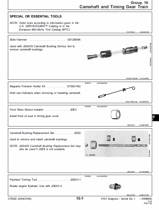 John Deere 500 Series Type 6101 Diesel Engines Manual (CTM20) - Image 5