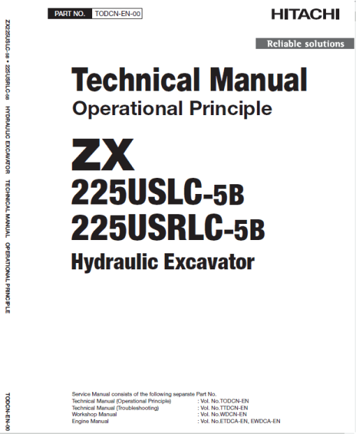 Hitachi ZX225USLC-5B and ZX225USRLC-5B ZAXIS Excavator Repair Manual - Image 4