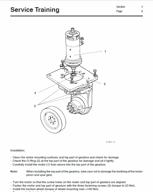 OM PIMESPO Modo 1,2,3 Series 014 Mid and High-lift Order Pickers Workshop Repair Manual - Image 6