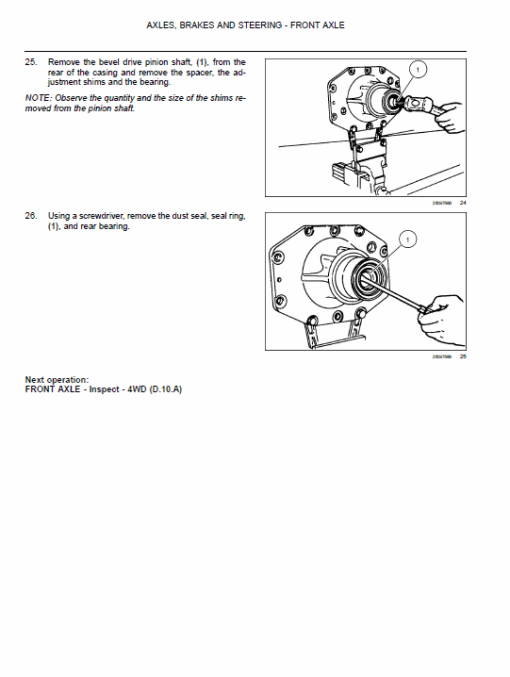 New Holland Workmaster 45 Tractor Service Manual - Image 4