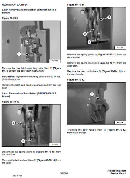 Bobcat 753 G-Series Skid-Steer Loader Service Manual - Image 3