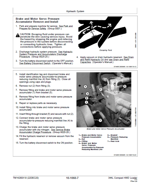 John Deere 344L Compact 4WD Loader Repair Technical Manual (S.N after B043142 -) - Image 4