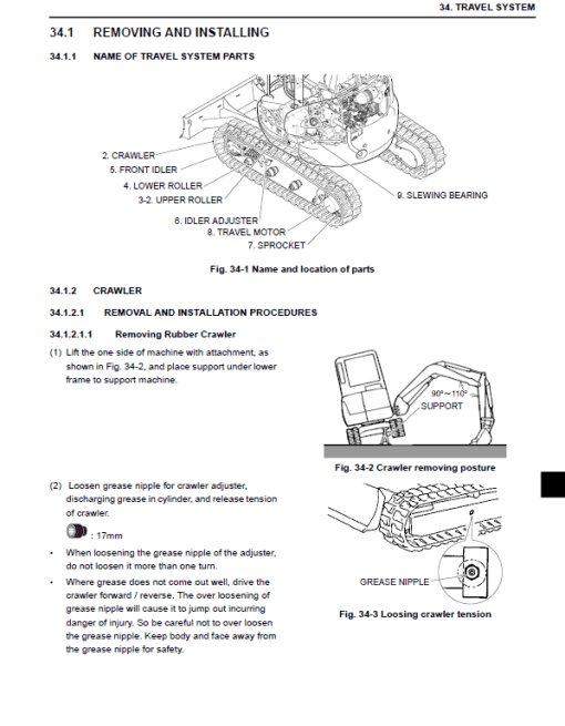 Kobelco SK27SR-5 Hydraulic Excavator Repair Service Manual - Image 4