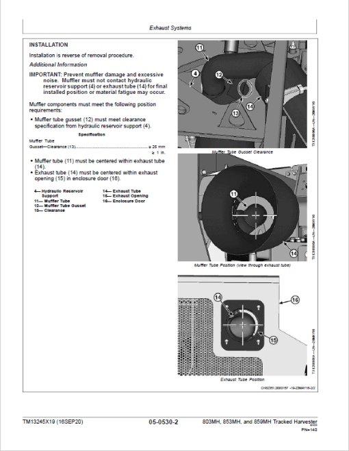 John Deere 803MH, 853MH, 859MH Harvester Open-Loop Repair Manual (S.N C270423 - & D270423 -) - Image 4