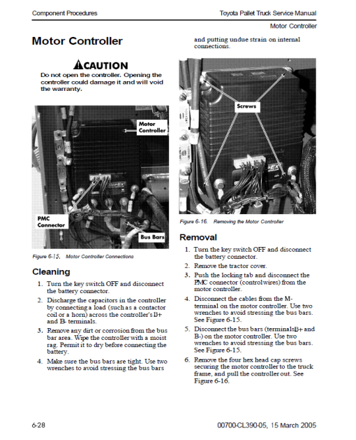 Toyota 7HBW30, 7HBE30, 7HBE40, 7HBC30, 7HBC40, 7TB50 Pallet Trucks Repair Manual - Image 4