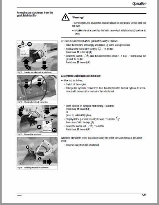 Gehl 418 Wheel Loader Operators and Parts Manual - Image 4