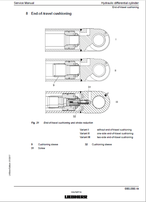 Liebherr LH150C, LH150M Tier 4F Hydraulic Excavator Service Manual - Image 4