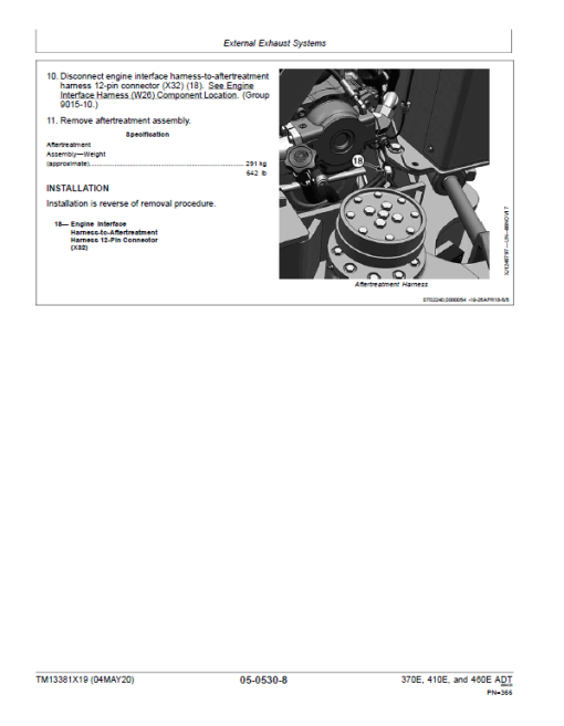 John Deere 370E, 410E, 460E Dump Truck Technical Manual (S.N. after C634583 & D668586 - ) - Image 4