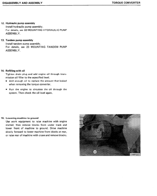 Komatsu D75S-5 Dozer Service Manual - Image 4