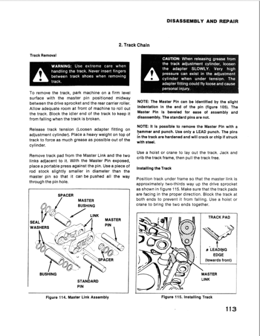 Drott 35 Series D Crawler Excavator Series D Service Manual - Image 4