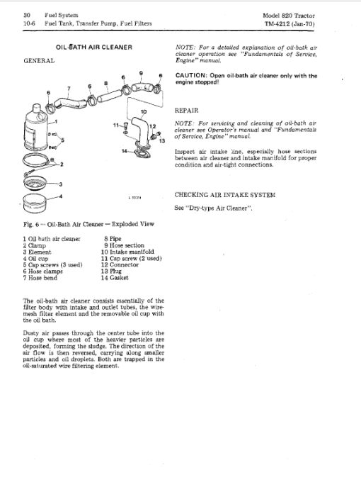 John Deere 820 Tractor Repair Technical Manual (S.N after 37000 -) - Image 4