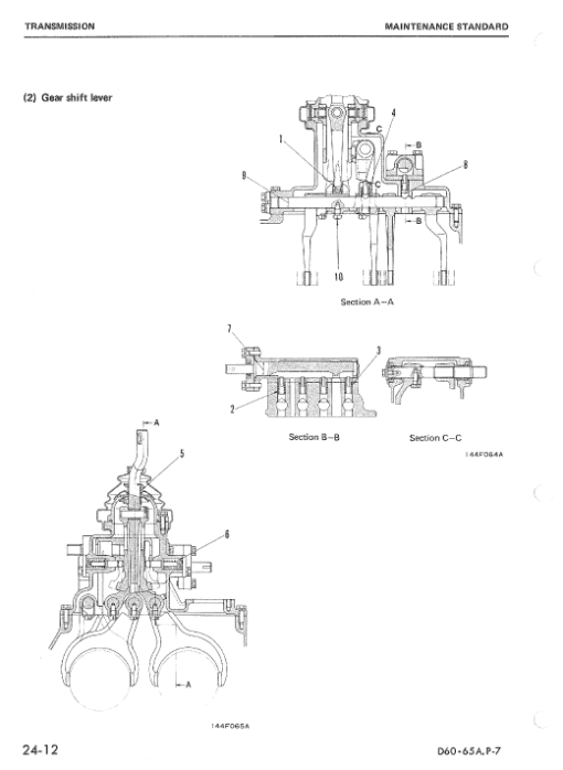 Komatsu D65A-7, D65E-7, D65P-7 Dozer Service Manual - Image 4