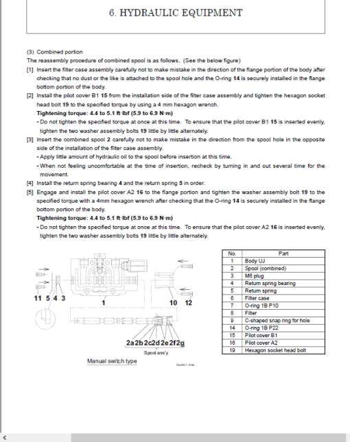 Kobelco SK17SR-5E Mini Excavator Repair Service Manual - Image 4