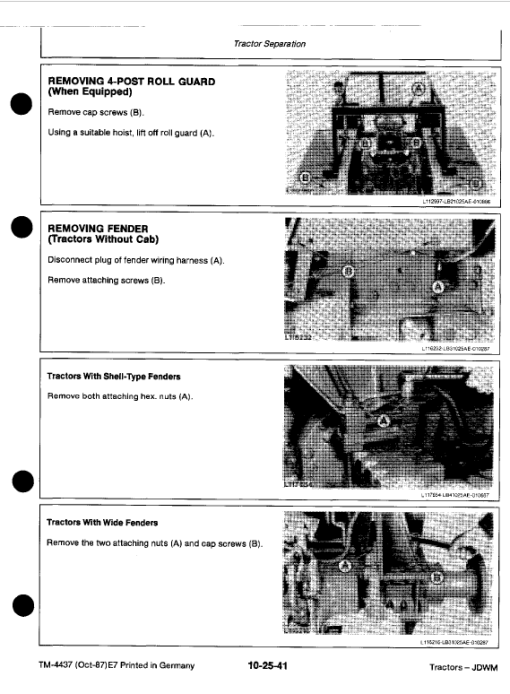 John Deere 1350, 1550, 1750, 1850, 1850N, 1950, 1950N Tractors Technical Manual - Image 4