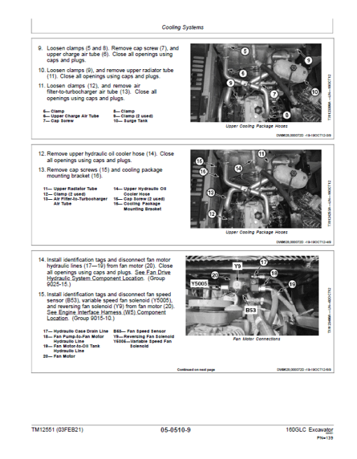 John Deere 160GLC Excavator Repair Technical Manual (PIN: 1FF160GX_ _D055001- ) - Image 4