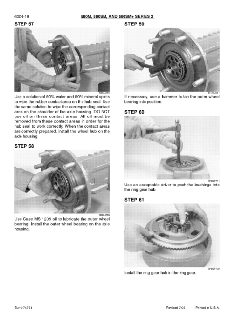 Case M Series 2 Loader Backhoe Service Manual - Image 4