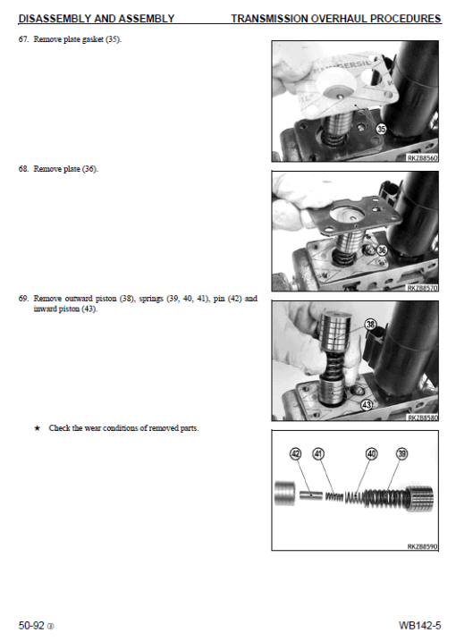 Komatsu WB142-5 Backhoe Loader Service Manual - Image 4