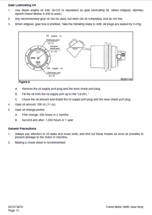 Daewoo Solar S018-VT Excavator Service Manual - Image 4