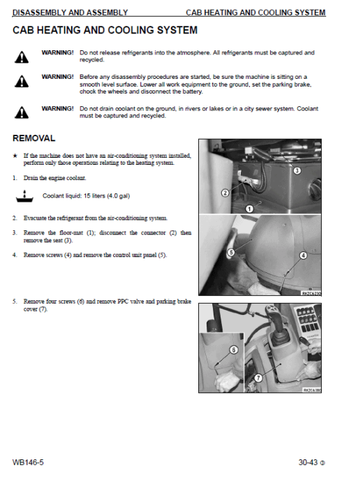 Komatsu WB146-5 Backhoe Loader Service Manual - Image 3