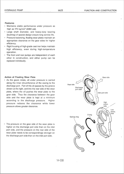 Kawasaki 95ZII Wheel Loader Service Manual - Image 4