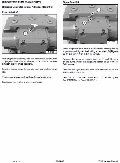 Bobcat T110 Compact Loader Service Manual - Image 3