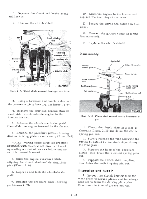 Cub Cadet 71, 102, 122 and 123 Tractor Service Manual - Image 4