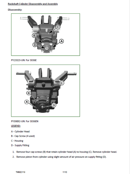 John Deere 3028EN, 3036E, 3036EN Tractors Repair Technical Manual (TM902119) - Image 4