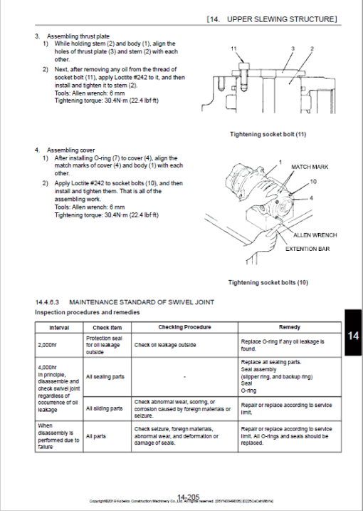 Kobelco SK210LC-10 Hydraulic Excavator Repair Service Manual - Image 4