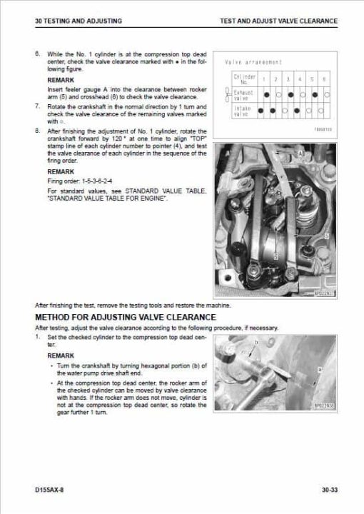 Komatsu D155AX-8 Dozer Service Manual - Image 4