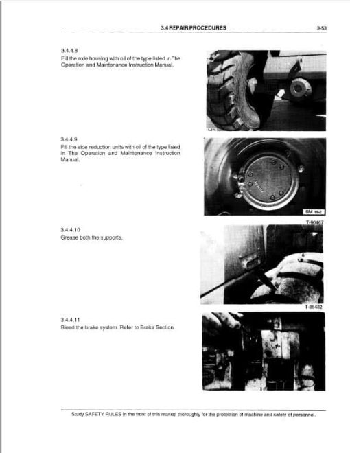 Fiatallis FR90 Wheel Loader Repair Service Manual - Image 4