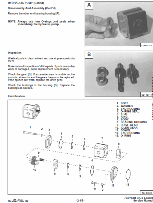 Bobcat 763 and 763HF Skid-Steer Loader Service Manual - Image 6