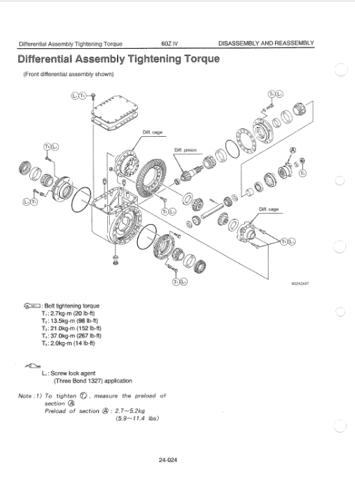 Kawasaki 60ZIV Wheel Loader Repair Service Manual - Image 3