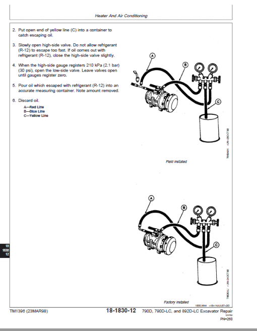 John Deere 790D, 790D-LC, 892D-LC Excavator Repair Technical Manual - Image 4