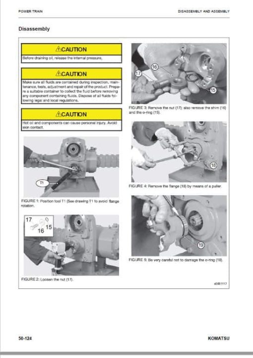 Komatsu WA70M-8E0 Wheel Loader Repair Service Manual - Image 4