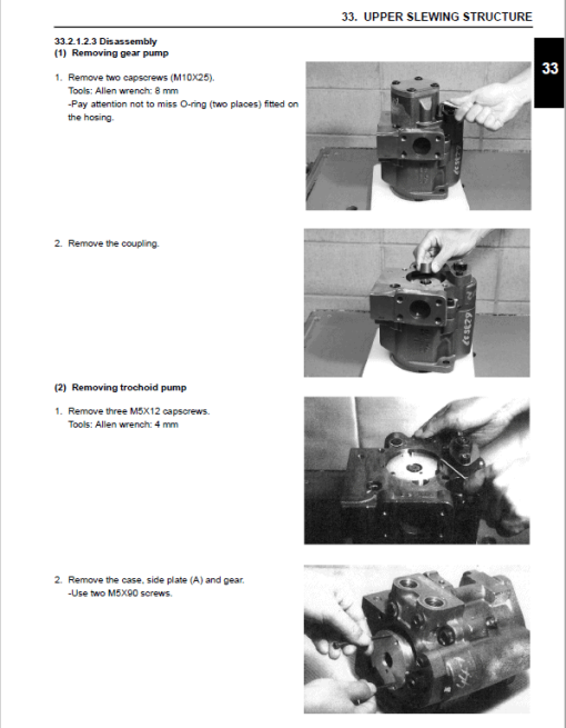 Kobelco SK30SR-5, SK35SR-5 Hydraulic Excavator Repair Service Manual - Image 4