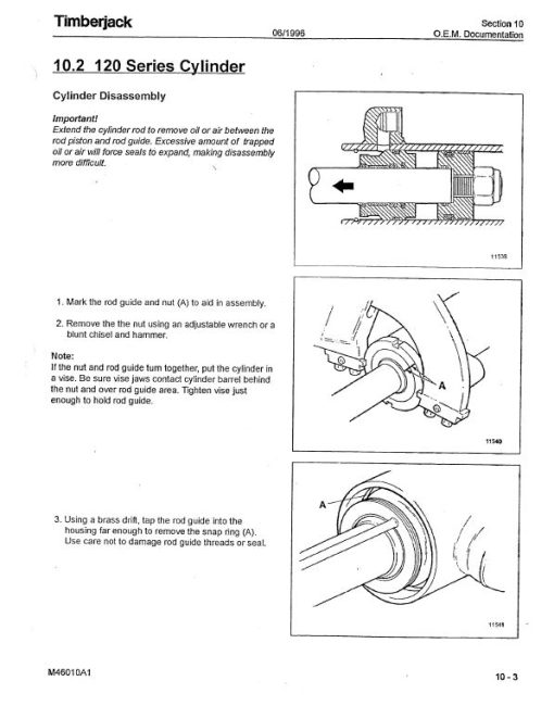 Timberjack 360, 460 Skidder Service Repair Manual (SN 96200 and up) - Image 4