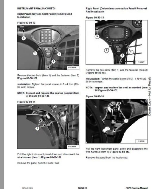 Bobcat S570 Skid-Steer Loader Service Repair Manual - Image 4