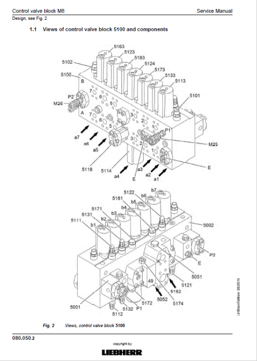 Liebherr LH60M, LH60M Timber, LH60C Tier 4i Excavator Service Manual - Image 4